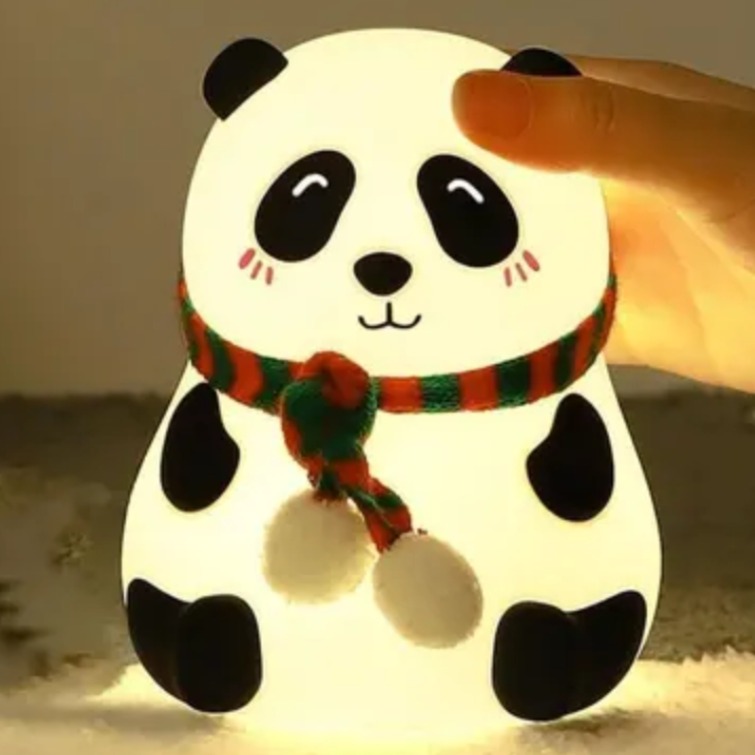 Cute Silicone Panda Touch Ambient Night Lamp